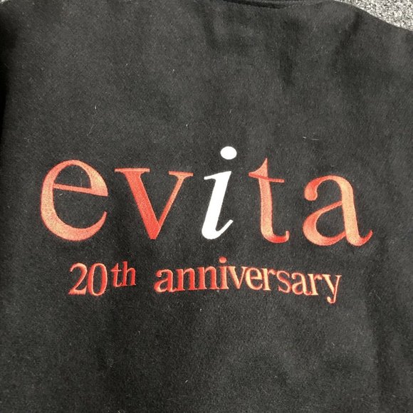 Evita 20th Broadway play 90s Staff Jacket XL Embroidered back w/ "David" front - Picture 1 of 9
